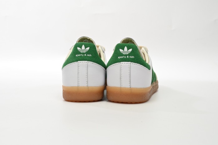 OG Adidas Originals Samba Vegan Green And White HQ6075