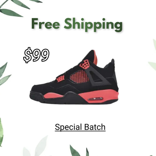 [Special Batch] Free Shipping Air Jordan 4 Red Thunder CT8527-016