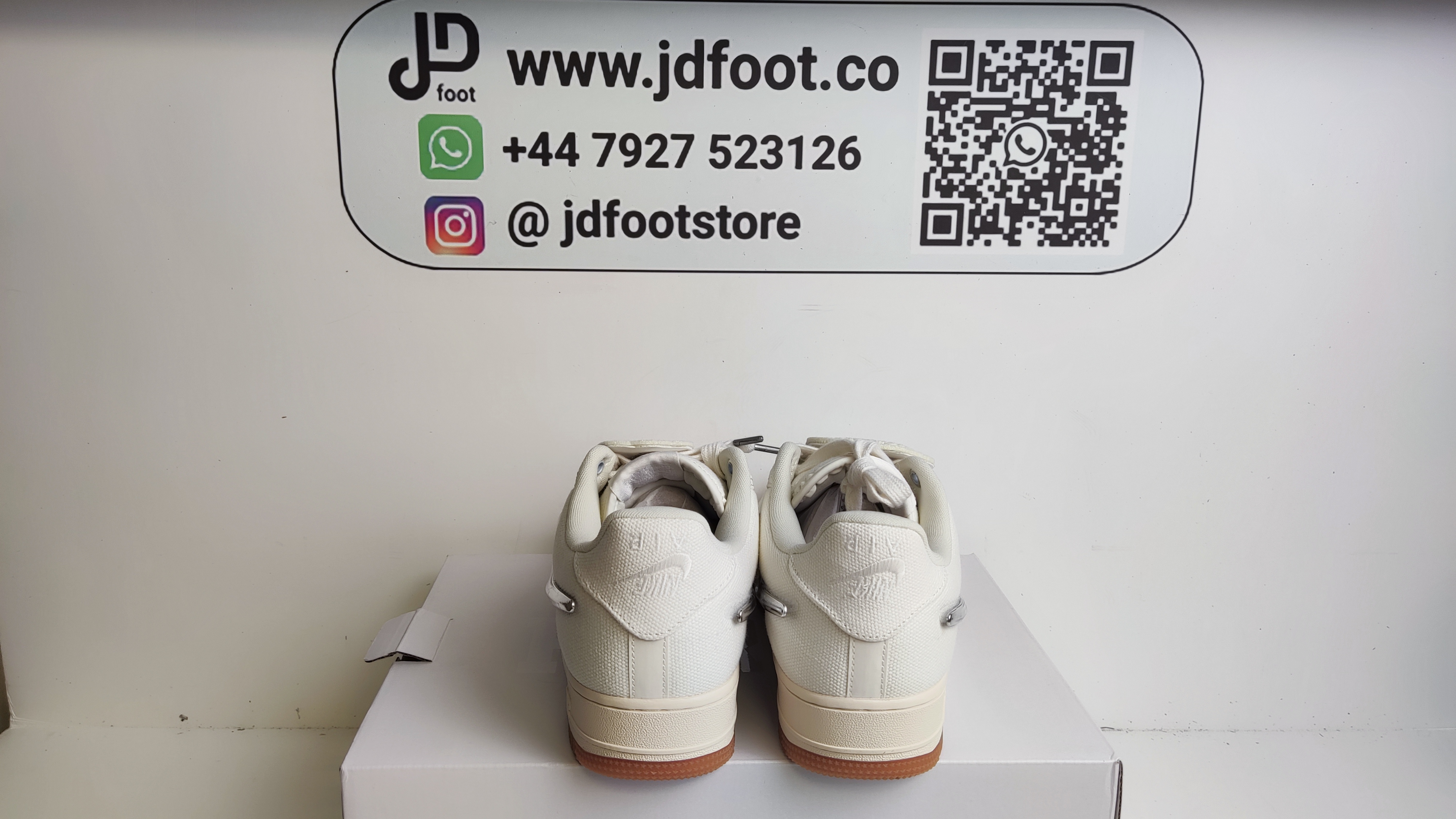 QC Picture Replica Air Force 1 Low Travis Scott Sail From Jdfoot
