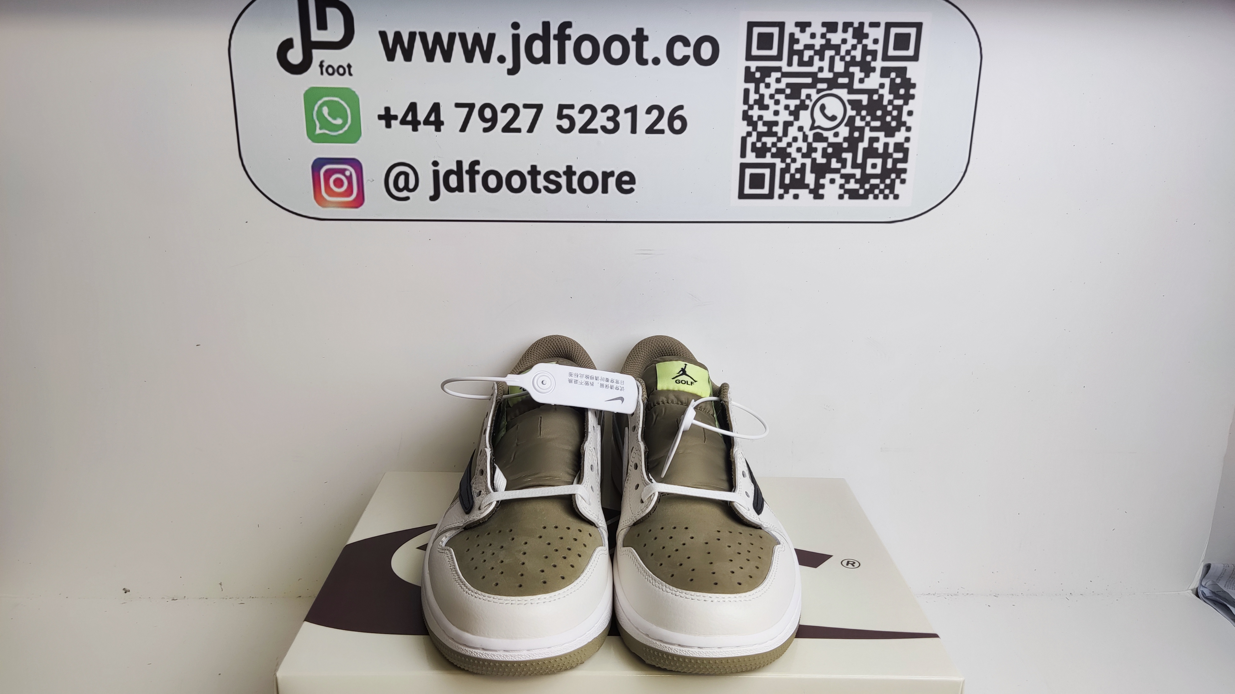 QC Picture Replica Jordan 1 Low Golf Olive From Jdfoot