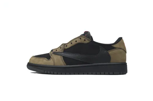 LJR Travis Scott xJordan Air yordan 1 Low OG“Velvet Brown” DM7866-202