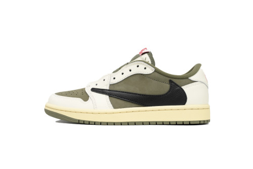 LJR Travis Scott Air Jordan 1 Low OG Olive DM7866-200