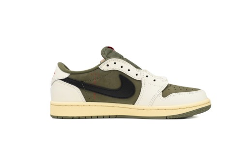 LJR Travis Scott Air Jordan 1 Low OG Olive DM7866-200