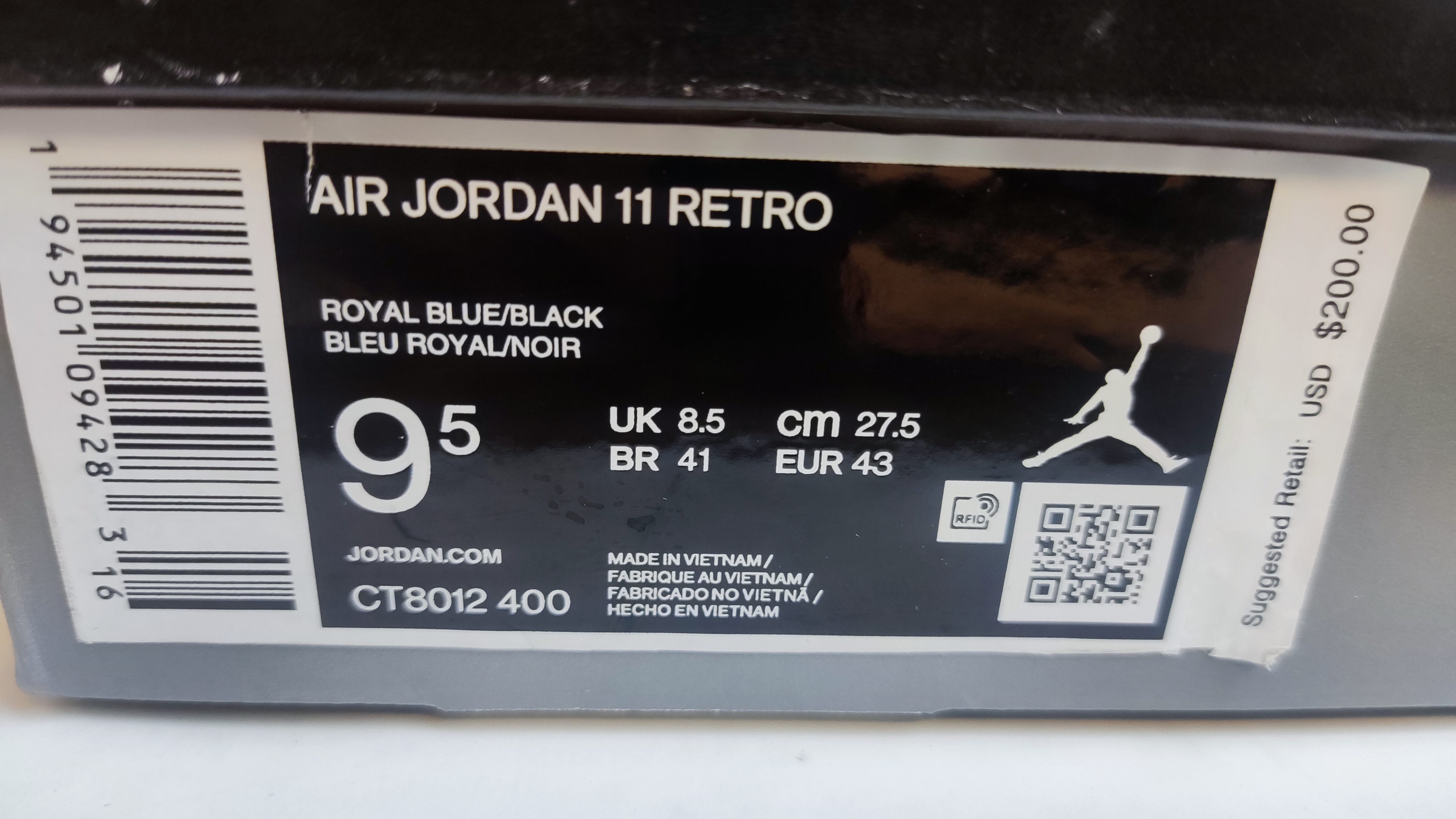 Quality Check Picture Replica Jordan 11 Retro Blue From Jdfoot