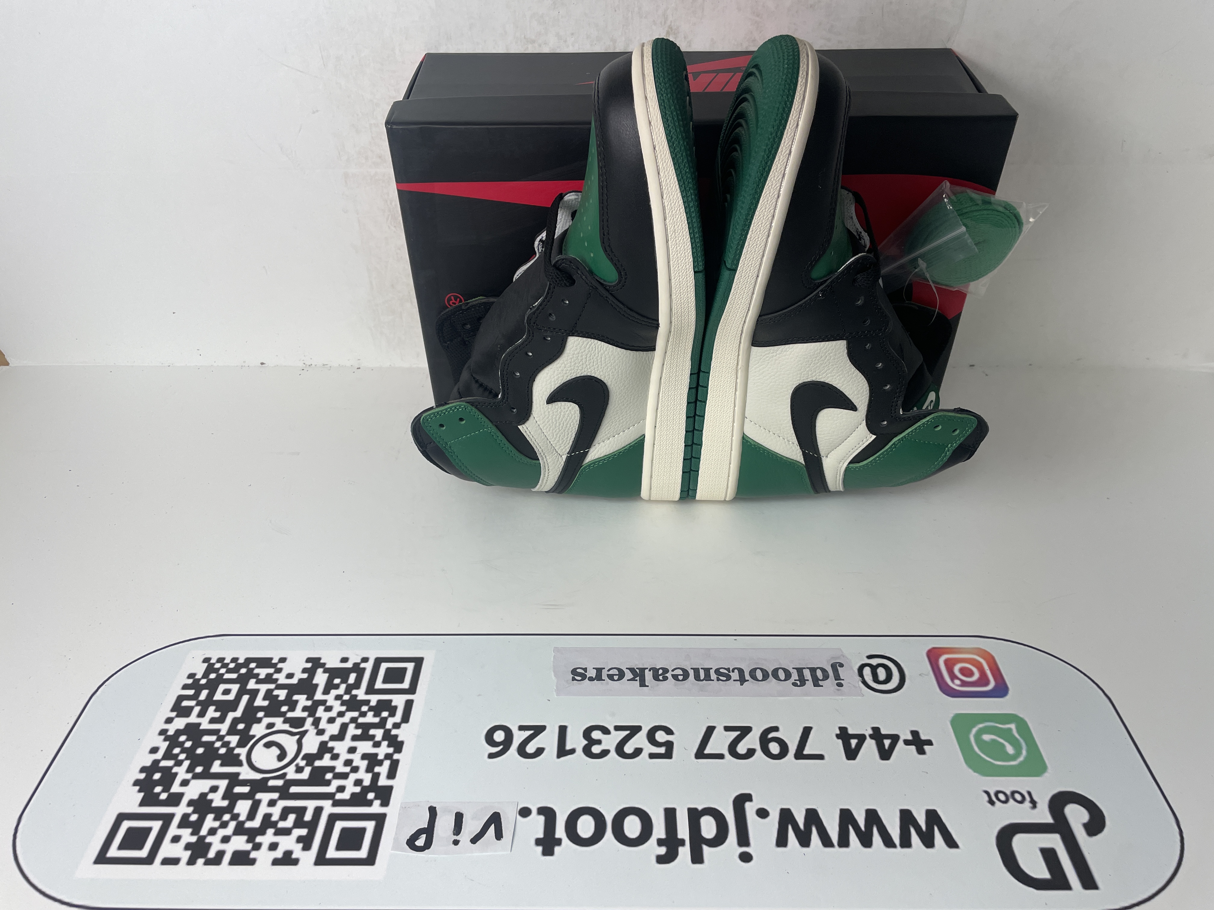 QC Picture Replica Jordan 1 Retro High Pine Green From Jdfoot