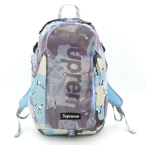 Supreme Mesh Backpack Blue Chocolate Chip Como (SS20)