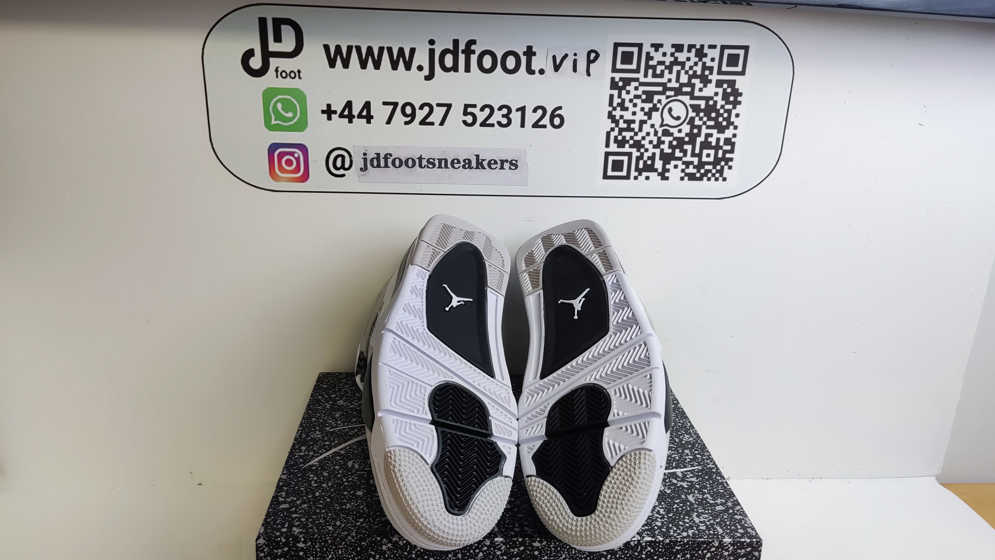 QC Picture Replica Jordan 4 Retro Military Black From Jdfoot