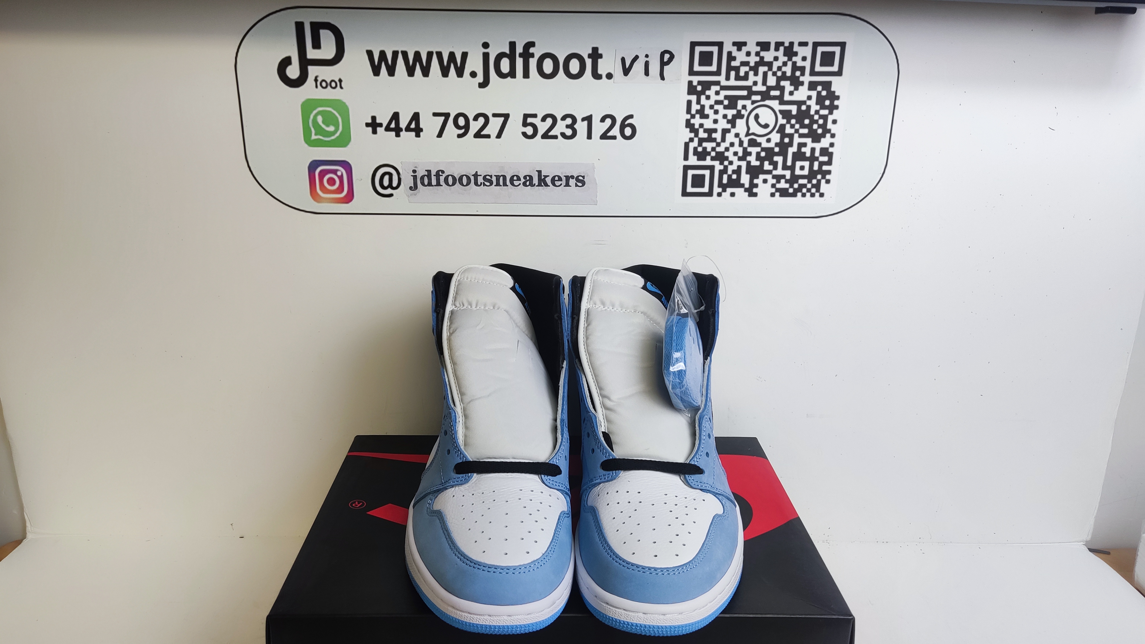 The Replica Jordan 1 High White University Blue Black From Jdfoot