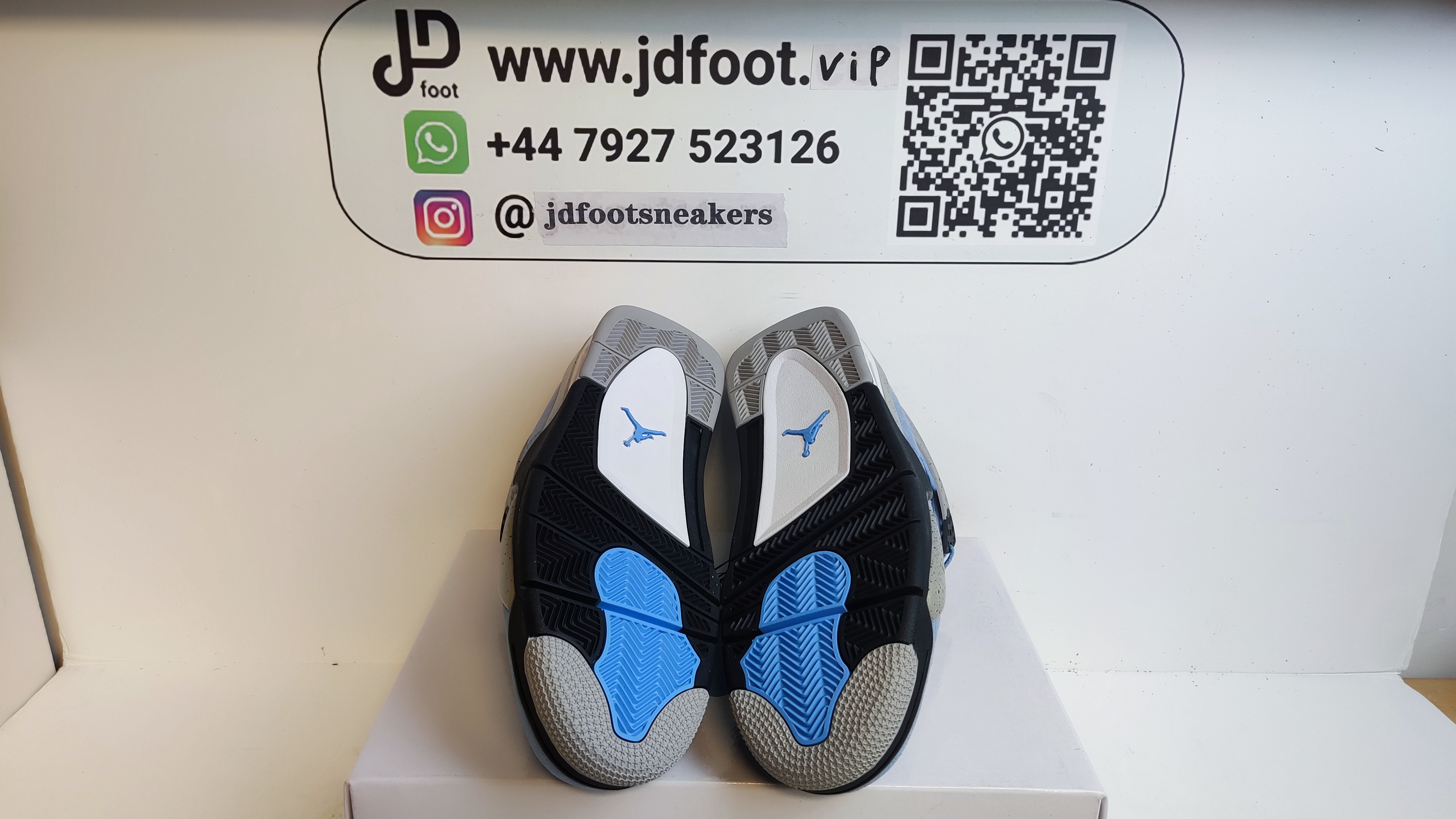 The Jordan 4 Reps University Blue QC Picture From Jdfoot