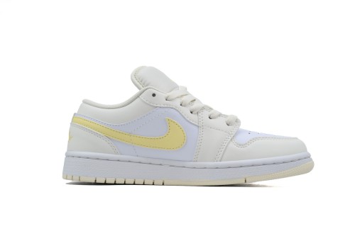 LJR Air Jordan 1 Low White Yellow FV8486-181