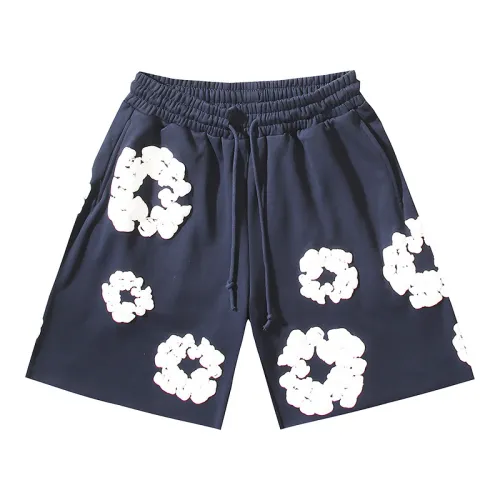 Denim Tears The Cotton Wreath Shorts Navy