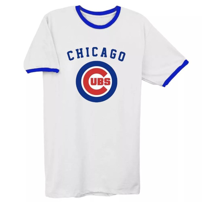 US$ 31.99 - Chicago Cubs Vintage Baseball T-Shirt(#Y51) - www.totalda.com