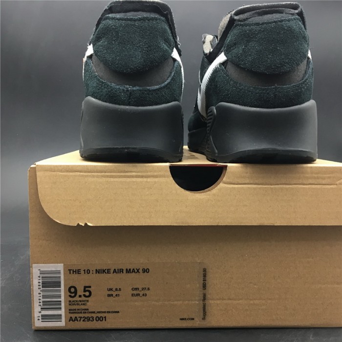 NIKE AIR MAX 90 OFF-WHITE BLACK