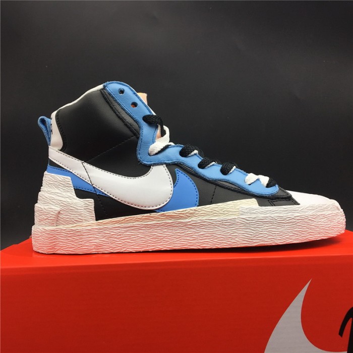 NIKE BLAZER MID SACAI BLACK BLUE