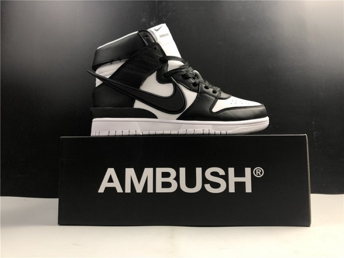 NIKE DUNK HIGH AMBUSH BLACK WHITE