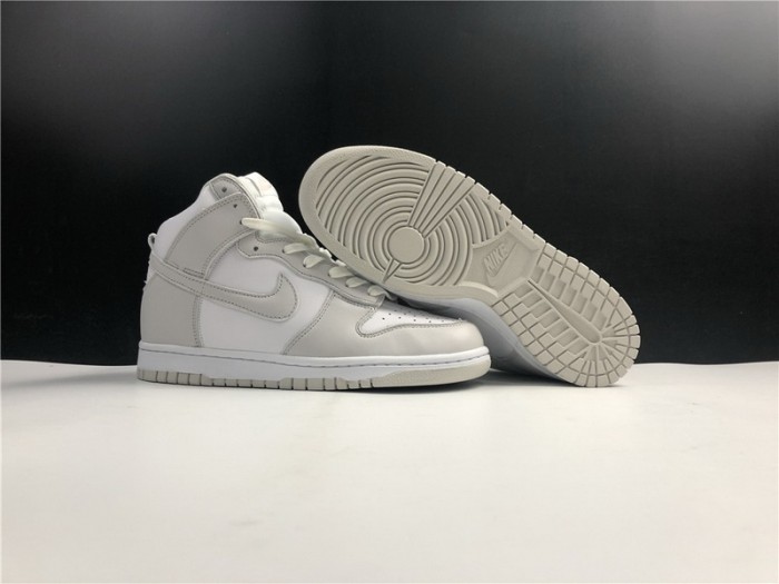 NIKE DUNK HIGH RETRO WHITE VAST GREY