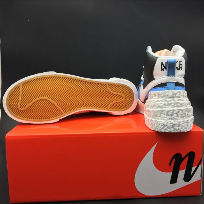 NIKE BLAZER MID SACAI BLACK BLUE