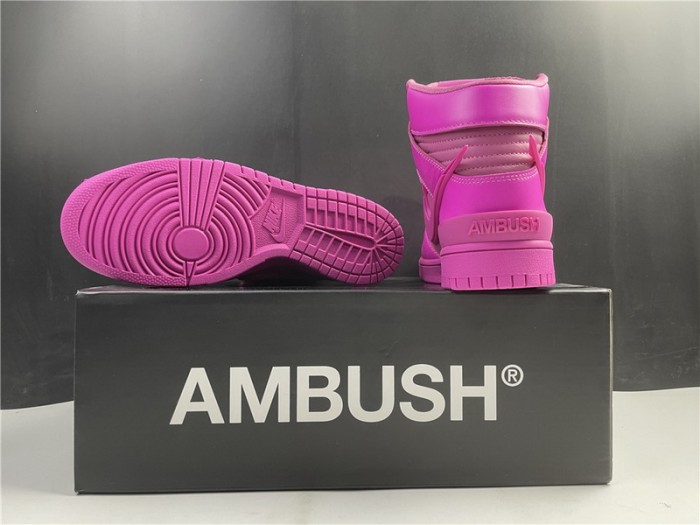 NIKE DUNK HIGH AMBUSH ACTIVE FUCHSIA
