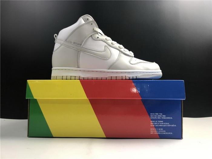 NIKE DUNK HIGH RETRO WHITE VAST GREY