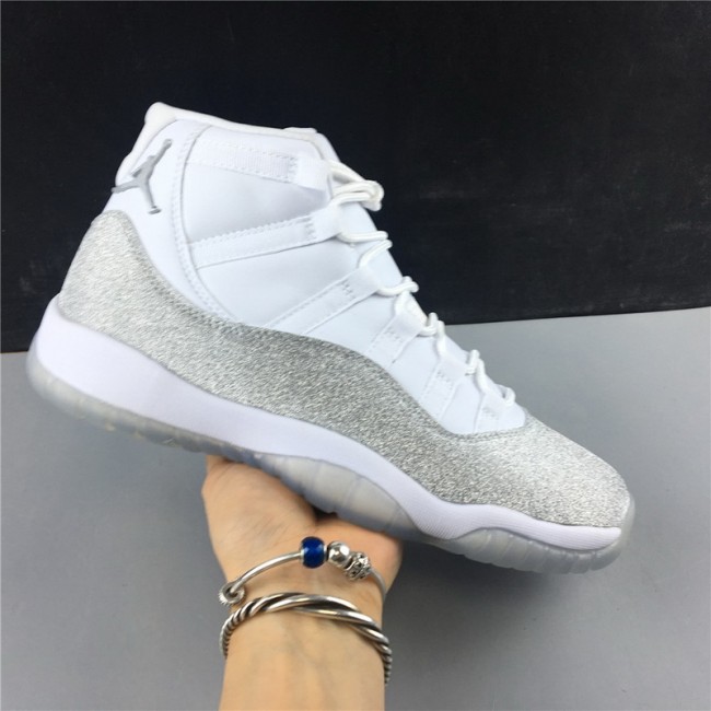 JORDAN 11 RETRO WHITE METALLIC SILVER (W)
