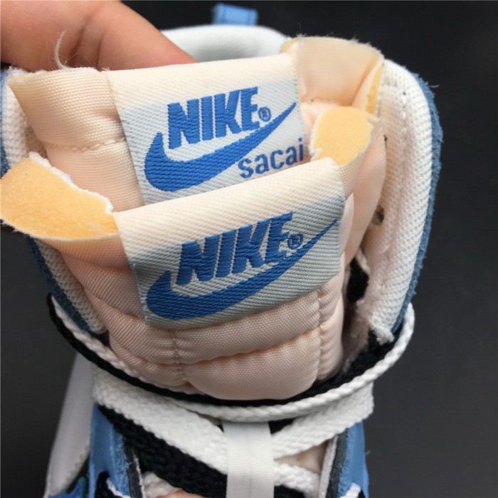 NIKE BLAZER MID SACAI BLACK BLUE