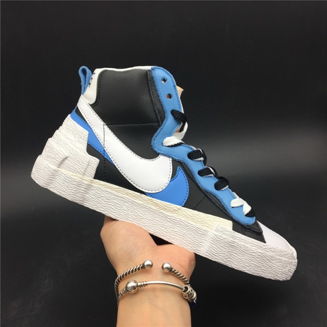 NIKE BLAZER MID SACAI BLACK BLUE