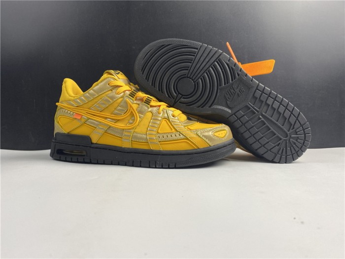 NIKE AIR RUBBER DUNK OFF-WHITE UNIVERSITY GOLD