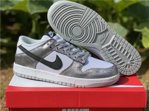 Nike Dunk Low Golden Gals Metallic Silver