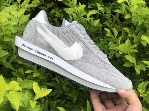 fragment x sacai x Nike LDWaffle White/Grey