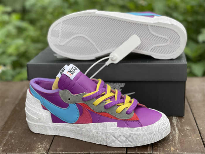 Nike x Sacai x Kaws Blazer Low Purple DUSK