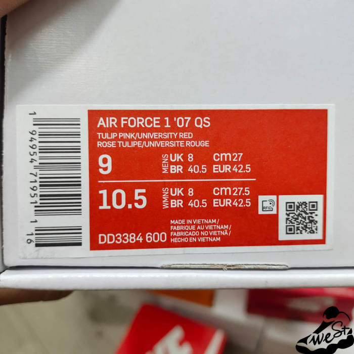 Nike Air Force 1 Low '07 QS Valentine's Day Love Letter