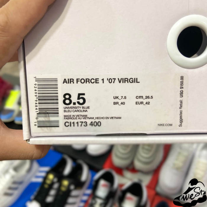Nike Air Force 1 Low Off-White MCA University Blue