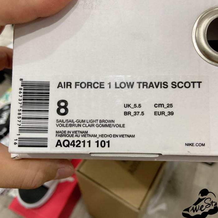 Nike Air Force 1 Low Travis Scott Sail