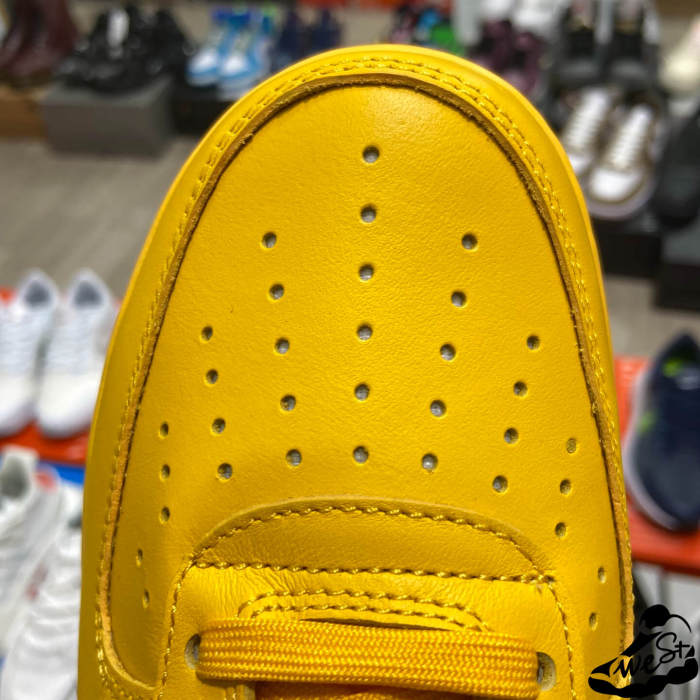 Nike Air Force 1 Low OFF-WHITE University Gold Metallic Silver