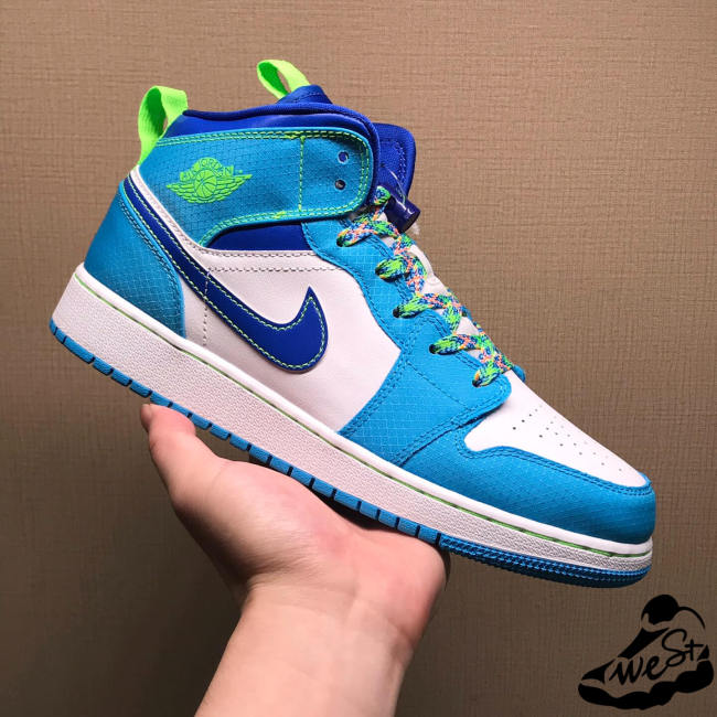 Jordan 1 Mid Sprite Blue