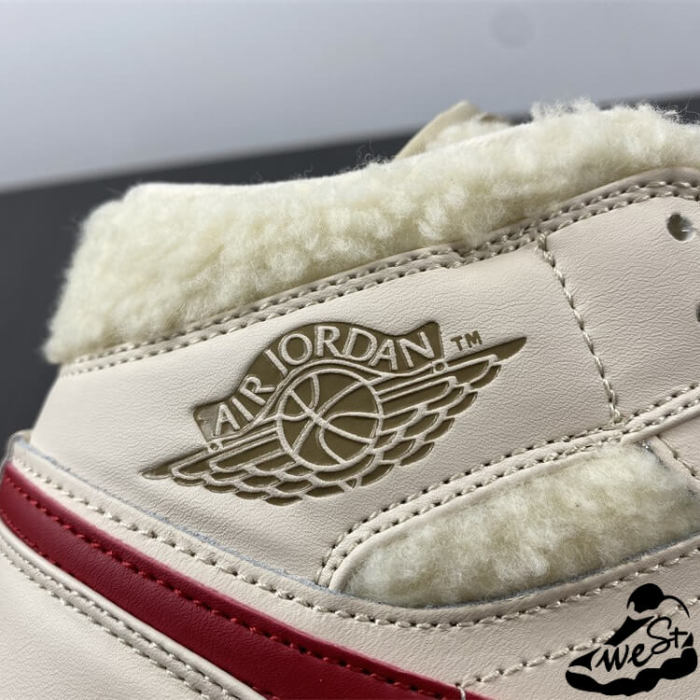 Jordan 1 Mid Fleece Pearl White (GS)