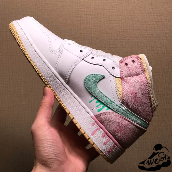 Jordan 1 Mid Paint Drip (GS)