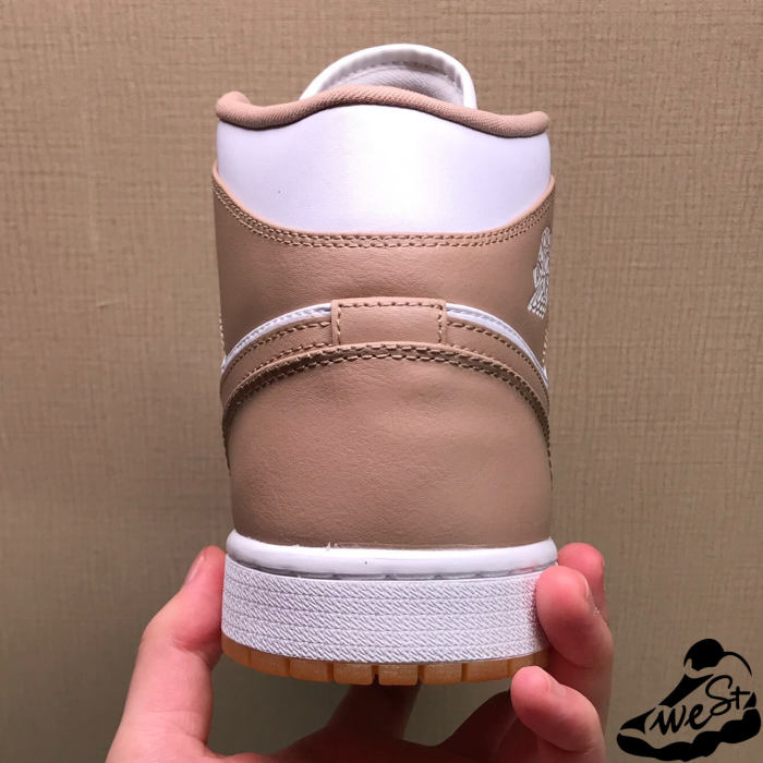 Jordan 1 Mid Tan Gum