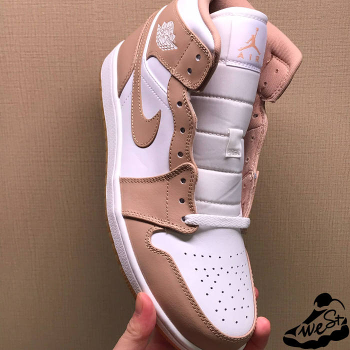 Jordan 1 Mid Tan Gum