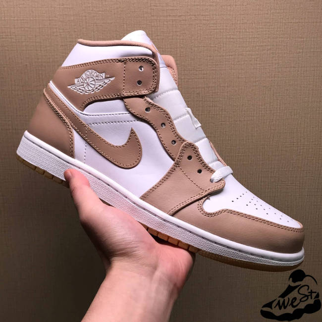 Jordan 1 Mid Tan Gum