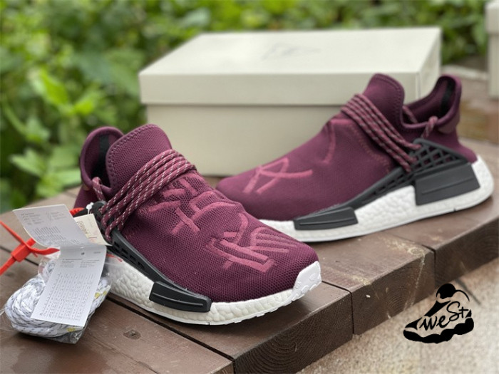 adidas NMD R1 Pharrell HU Friends and Family Burgundy