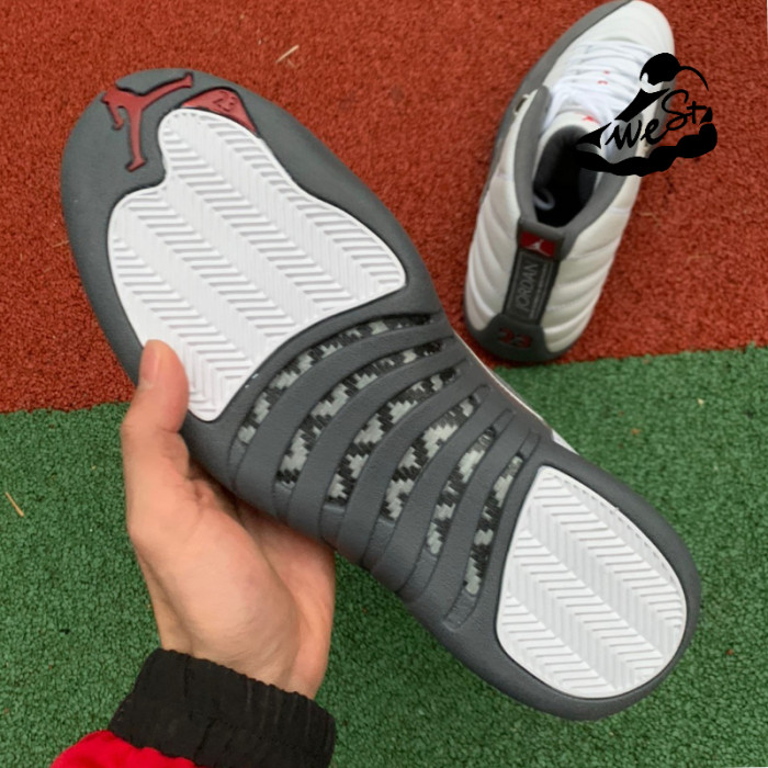 Jordan 12 Retro White Dark Grey (GS)