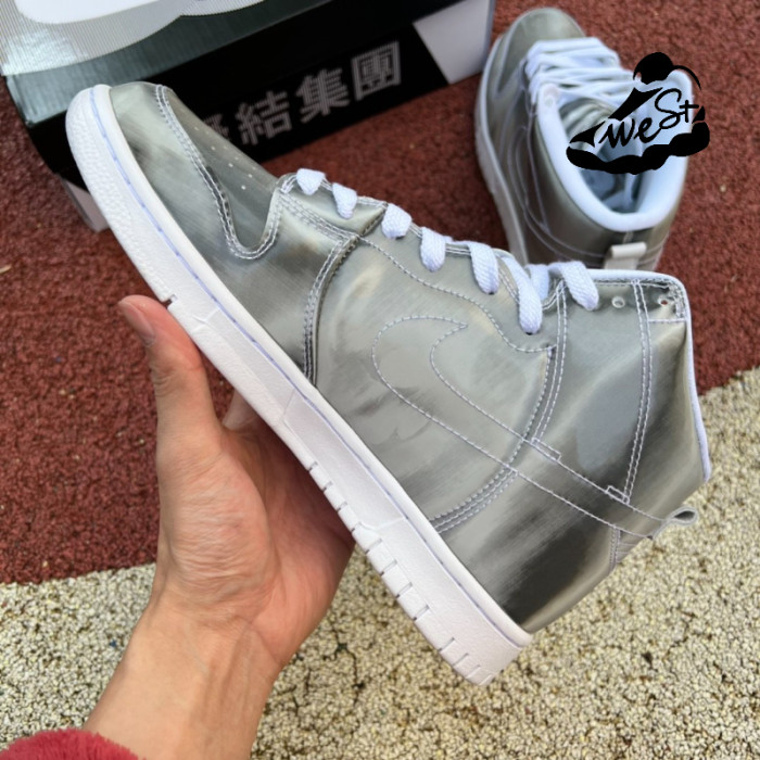 Nike Dunk High CLOT Metallic Silver