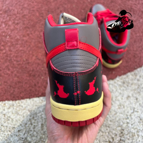 Nike Dunk High 1985 Red Acid Wash