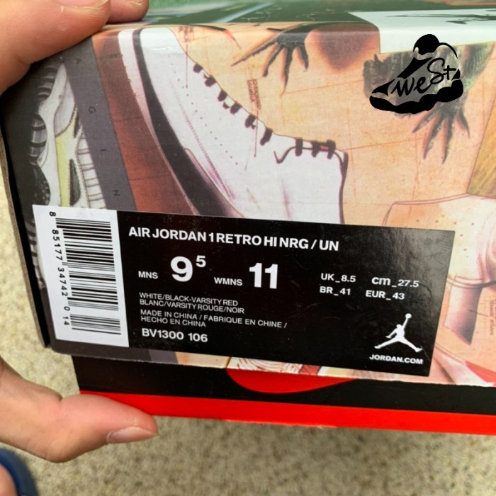 Jordan 1 Retro High Union Los Angeles Black Toe