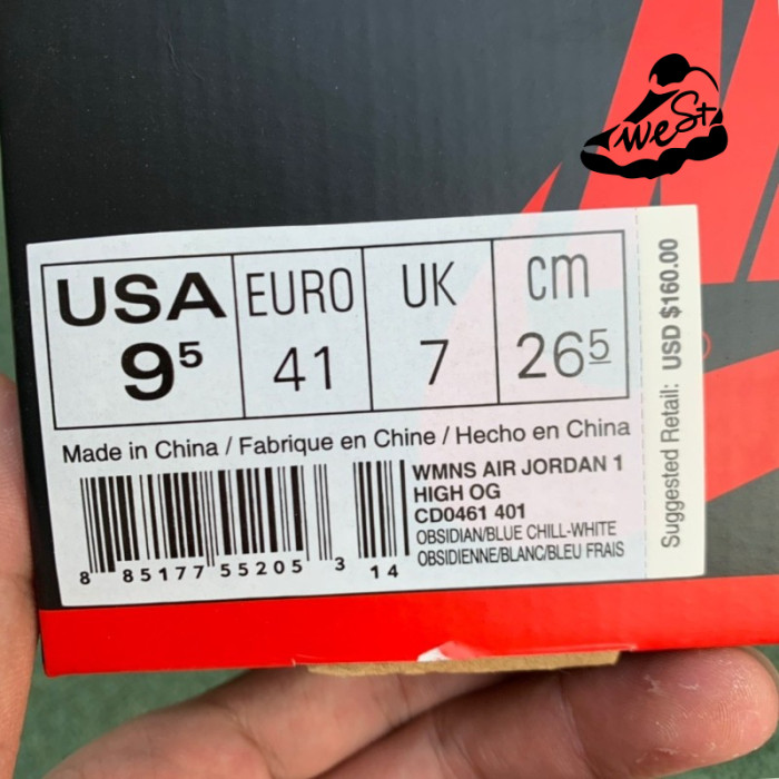 Jordan 1 Retro High UNC Paten