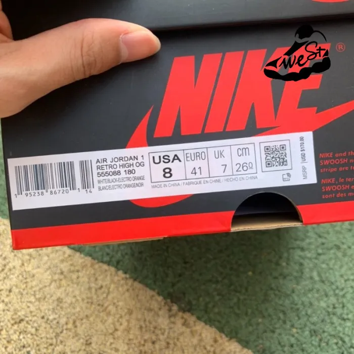Jordan 1 Retro High Electro Orange