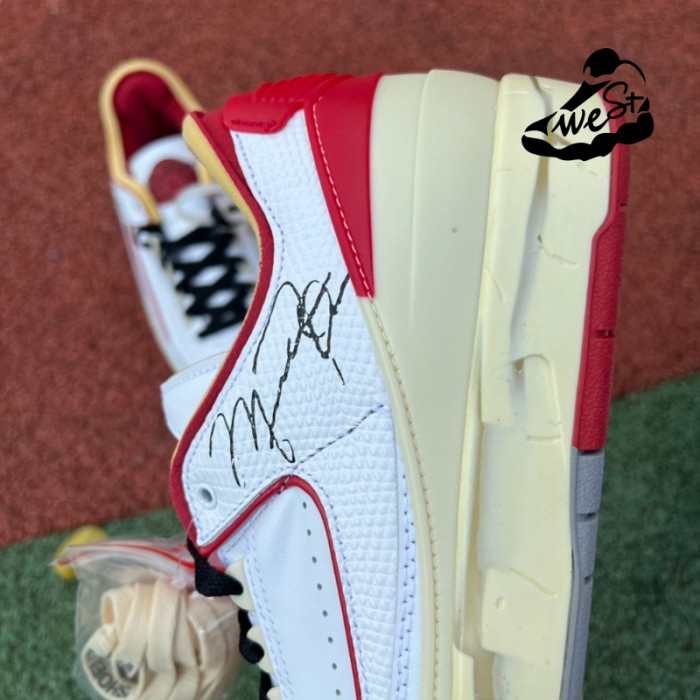 Jordan 2 Retro Low SP Off-White White Red