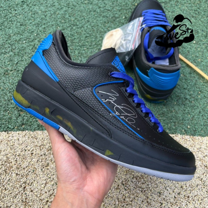 Jordan 2 Retro Low SP Off-White Black Blue