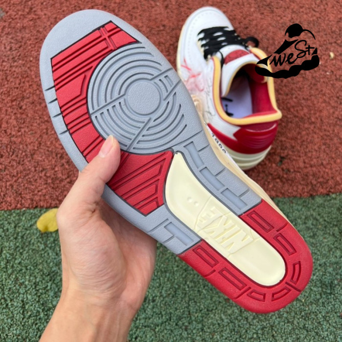 Jordan 2 Retro Low SP Off-White White Red